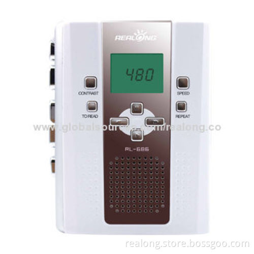 Traditional cassette recorder with 5 classes variable speed